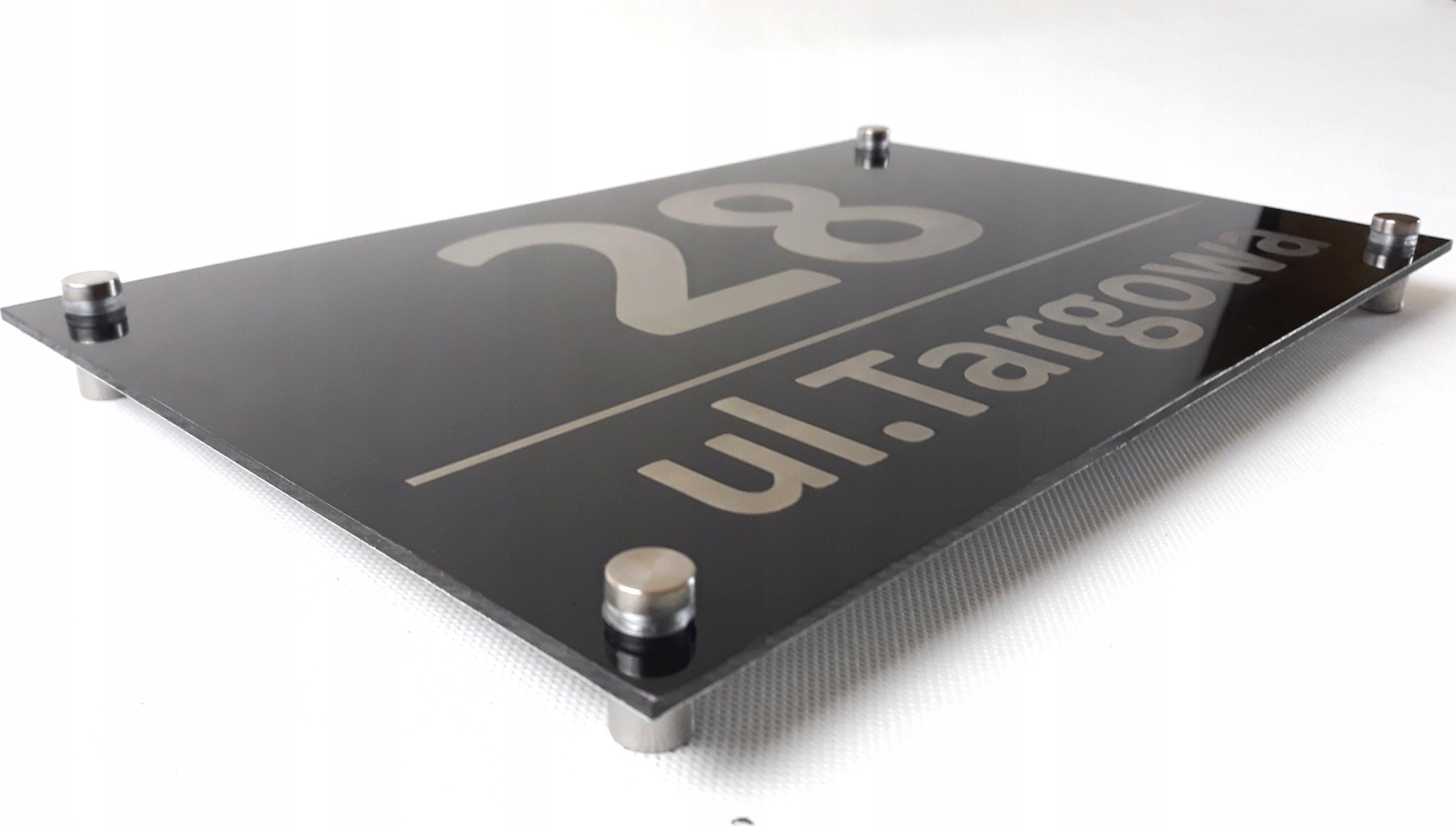 naSciane Tabliczka adresowa z numerem domu tablica na dom D