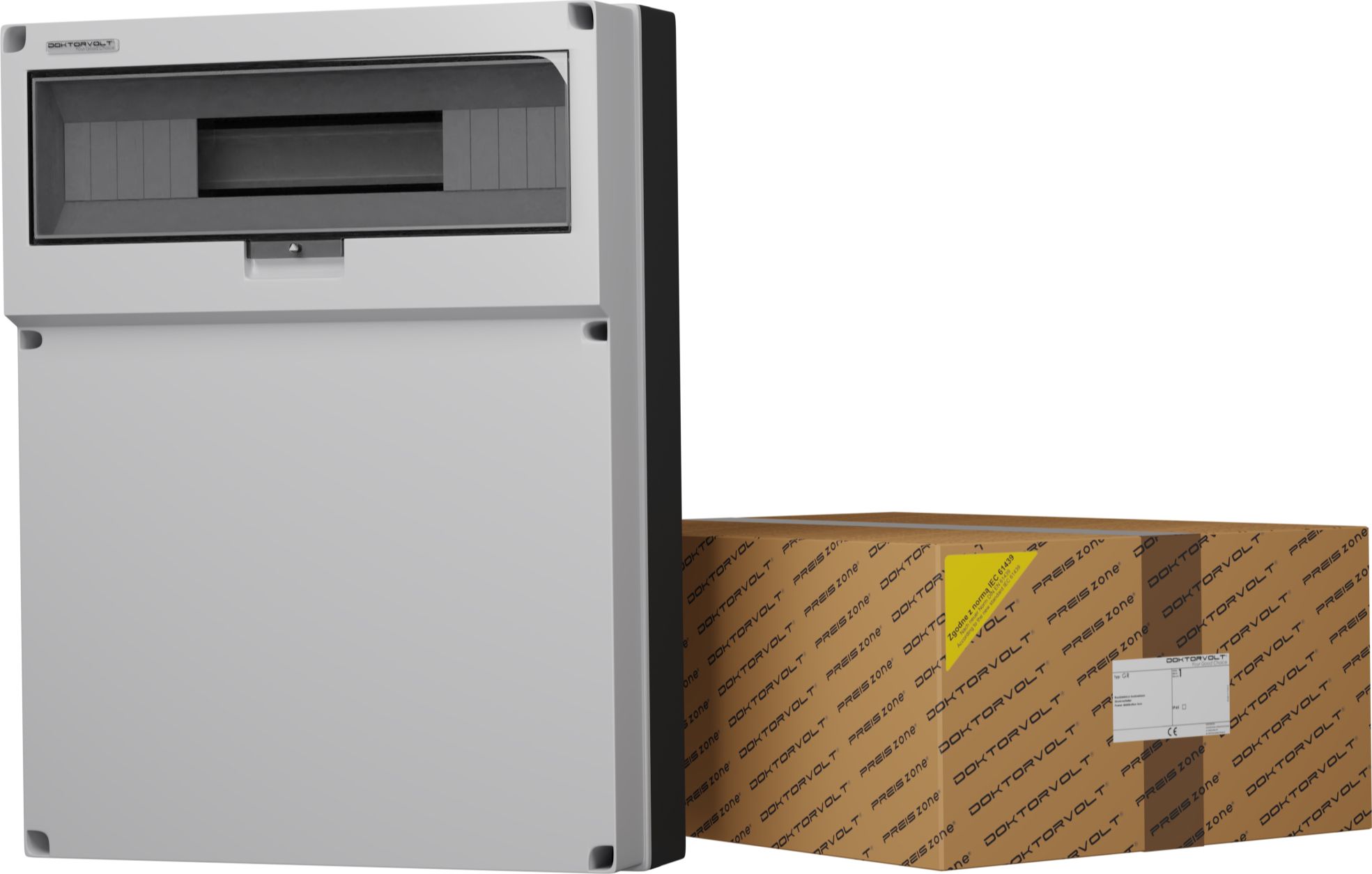 Elettrocanali Obudowa rozdzielnicy IP65 19-modułowa DV-9603