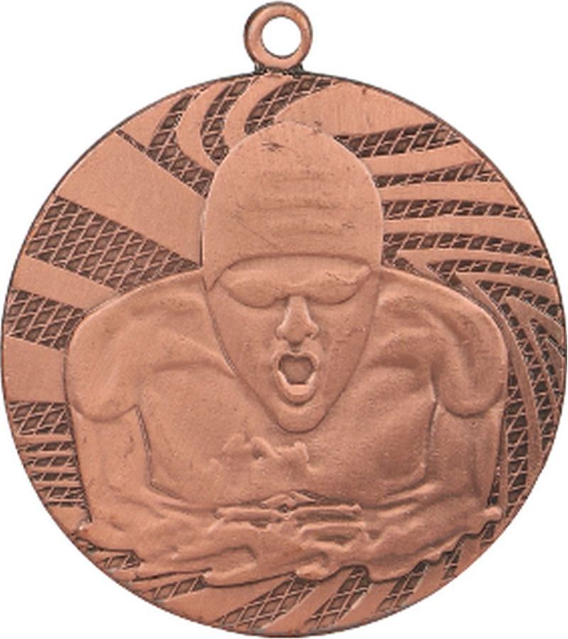 Victoria Sport Medal brązowy - pływanie - medal stalowy