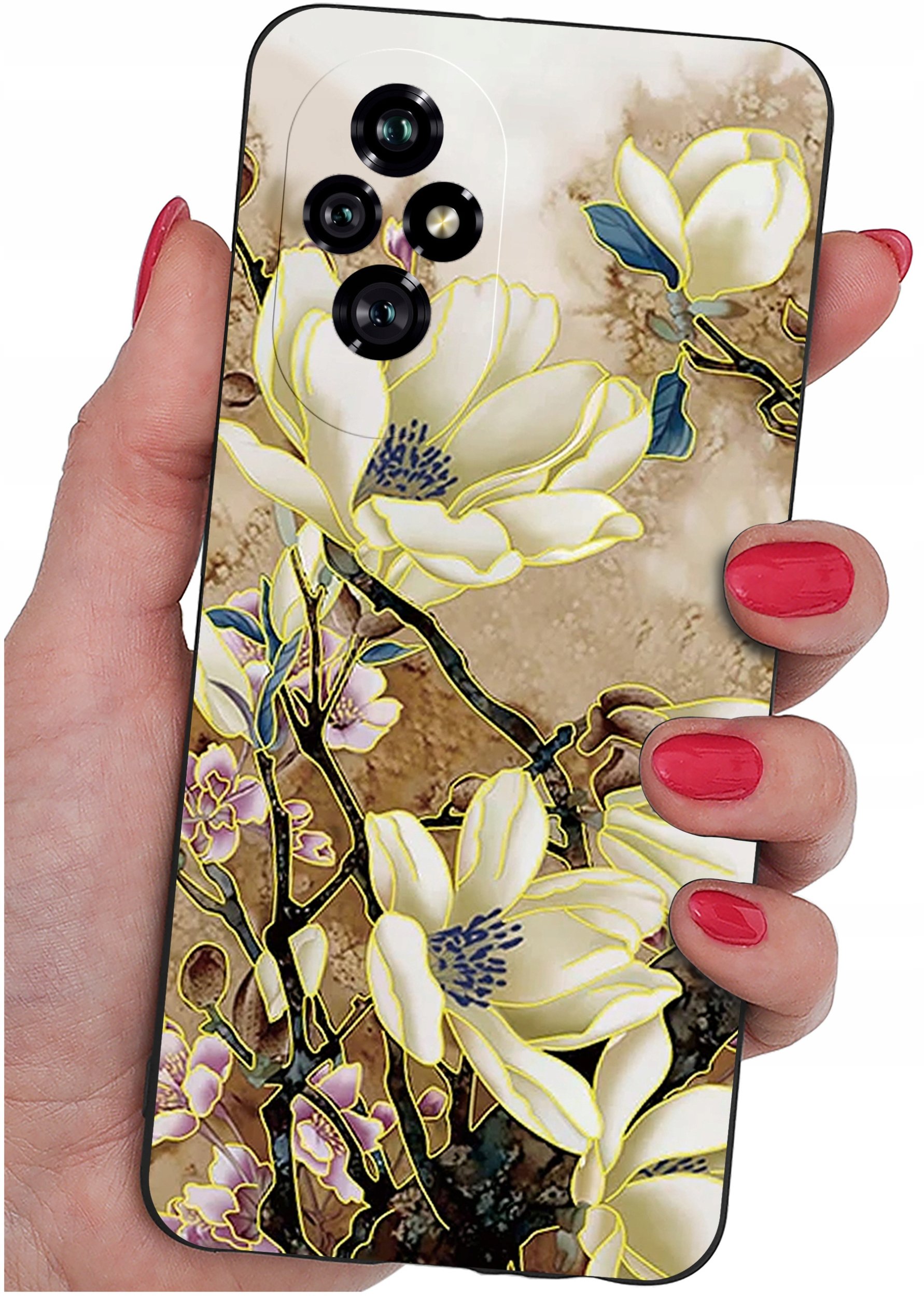 ETUI do Honor 200 5G | WZORY | SILIKONOWE MATT CASE + SZKŁO 9H