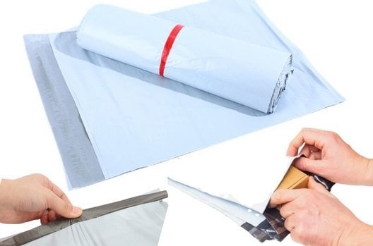 LeanToys Folia Kurierska Koperta Foliopak 100 Sztuk 200x 350mm LEAN Toys