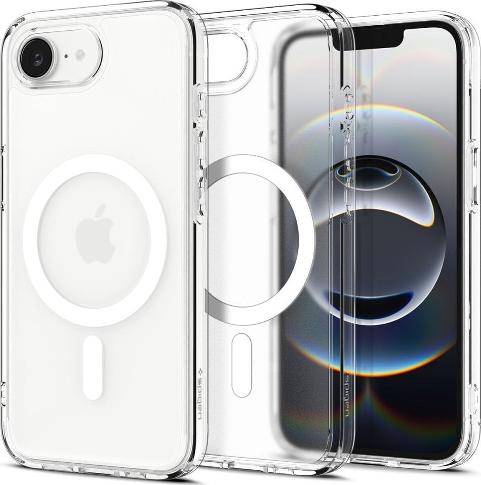 SPIGEN futerał ULTRA HYBRID MAG kompatybilny z MagSafe do IPHONE SE 4 2025 frost white