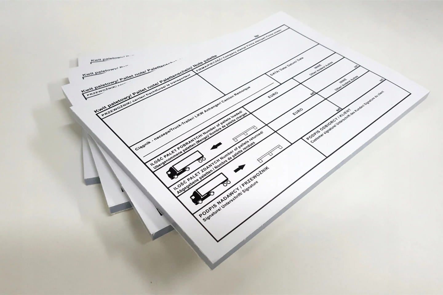 Pako Kwit Paletowy A5 100 kartek - Samokopiujący - 10 kpl.