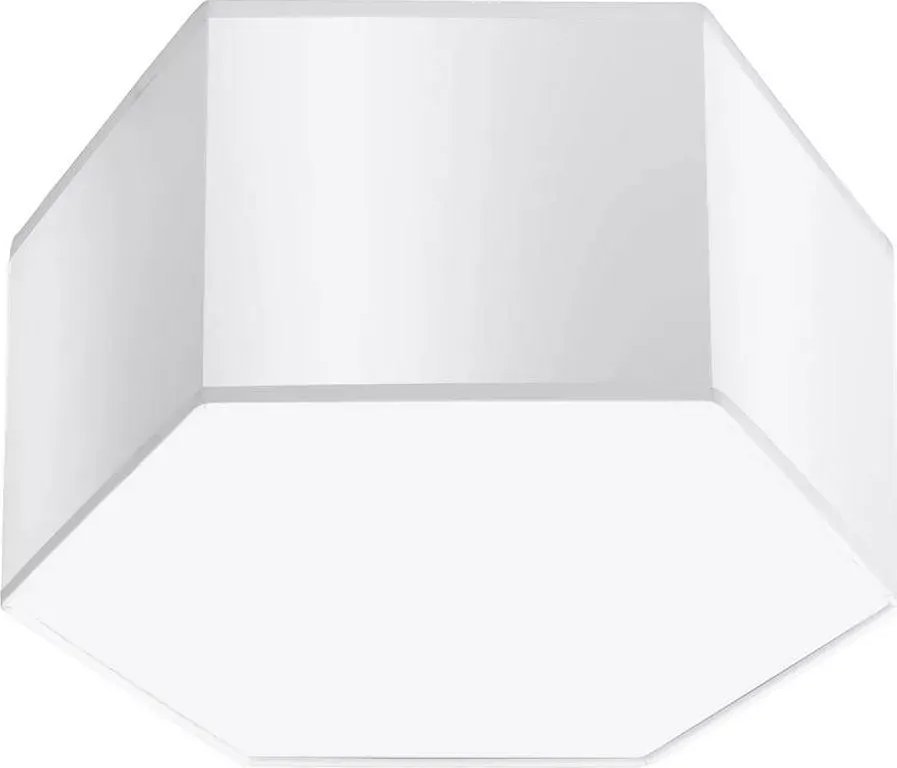 Lampa sufitowa Lumes Biały minimalistyczny plafon 15,5 cm - S749-Kalma