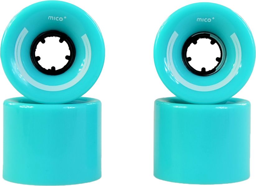 Mico Kółka do deskorolki plastikowej 60x45 mm niebieskie 4 sztuki (K3598)