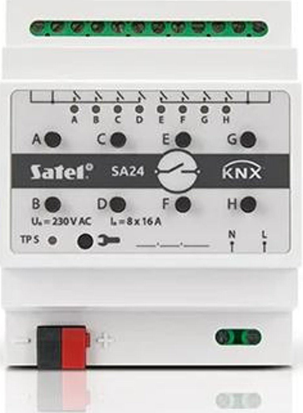 Satel SATEL KNX 8-kanałowy aktor przełączający KNX-SA24