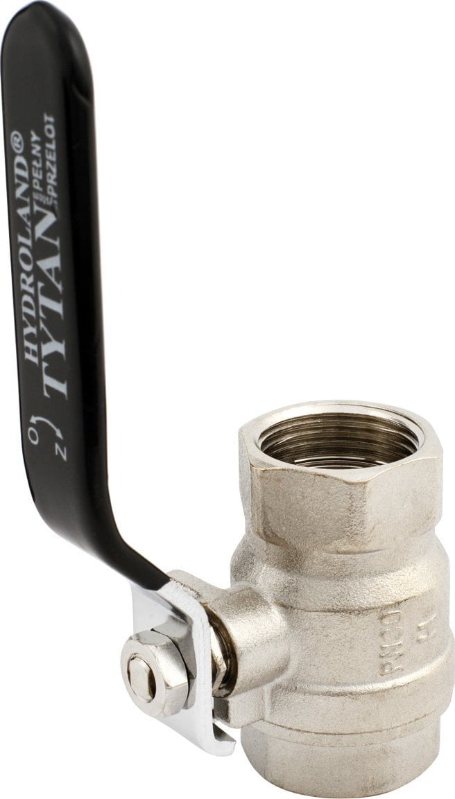 Hydroland ZAWÓR KULOWY WODNY 1/2" TYTAN RĄCZKA W/W // ZKW-15-WW-R-H-TYTAN