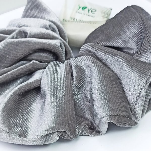 Gumka VELVET XXL do włosów YEYE Szary