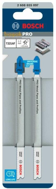 BOSCH BRZESZCZOT T PRO METAL PIPES AND PROFILES T321AF 132 mm /2szt.