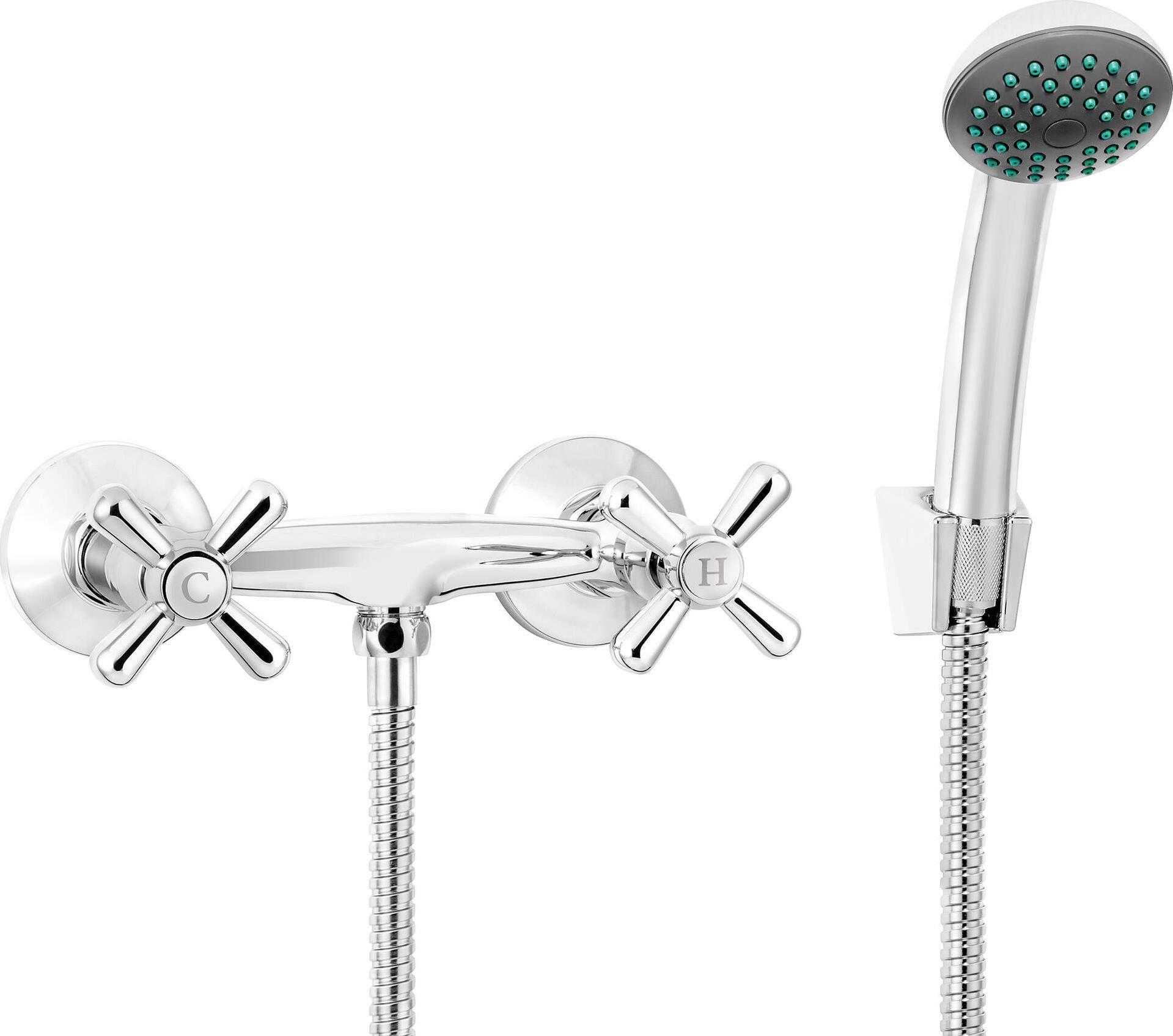 Bateria prysznicowa Deante BAT. SYMETRIO CHROM NATRYSKOWA Z KOMPLETEM NATRYSKOWYM