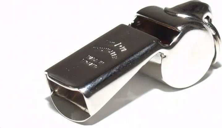 Spartan Gwizdek Sędziowski Sportowy Profesjonalny Metalowy Mocny SPARTAN