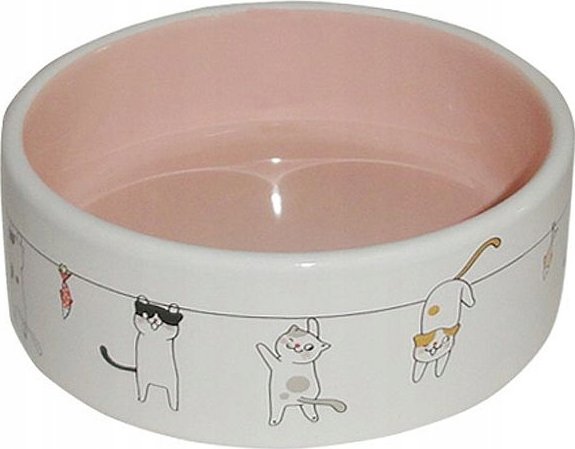 Yarro International YARRO MISKA CERAMICZNA DLA KOTA MOTYW KOTA 12,5x4,5cm MIX KOLOR