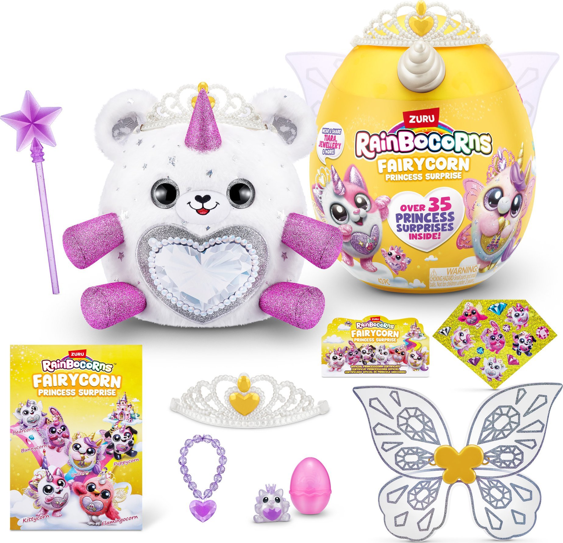 Zuru Rainbocorns Fairycorn Princess Series 6 Plush Medium