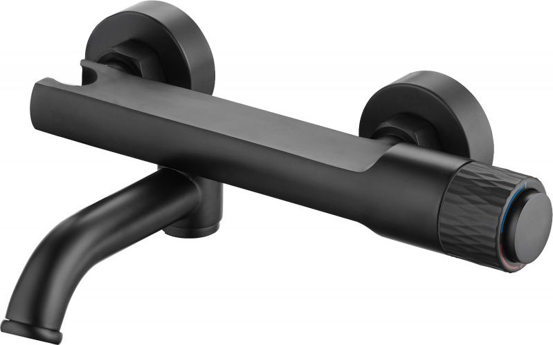 Bateria wannowa Mexen Diamond ścienne czarny