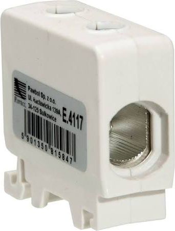 Pawbol Złączka szynowa 1x50mm2 szara (E.4117)