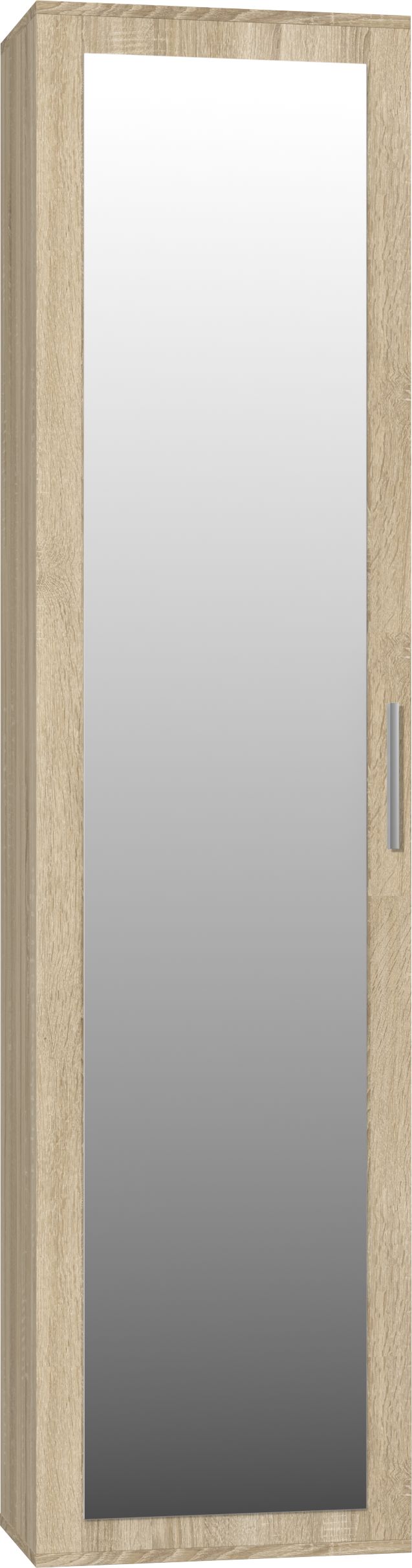 Topeshop SZAFA DUO LUSTRO WIESZAK PRZEDPOKÓJ DĄB SONOMA (DUO SZAFKA SONOMA)