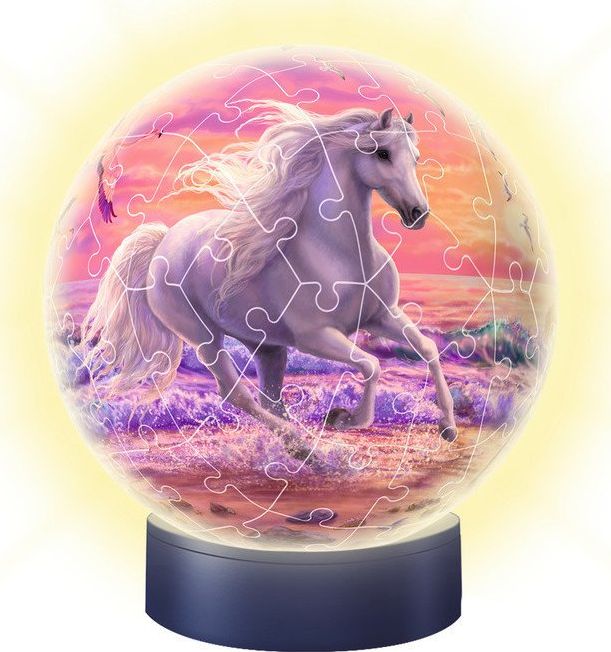 Ravensburger Ravensburger 3D puzzle night light horses a beach - 118434