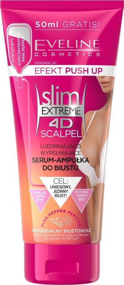 XXXX__Eveline Cosmetics (Eveline) Eveline Slim Extreme 4D Scalpel ujędrniająco-wypełniające serum-ampułka do biustu 175ml