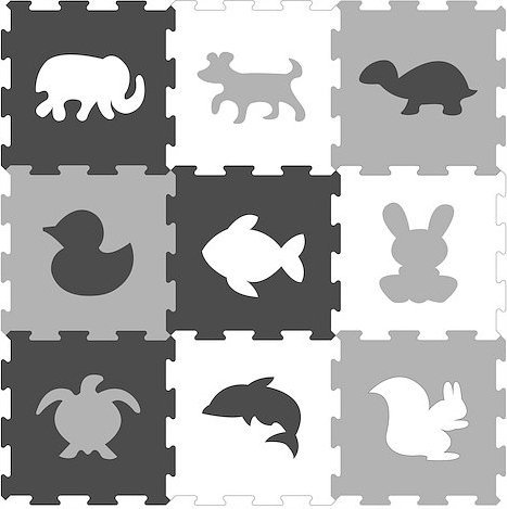 Smily Play Mata piankowa zwierzęta