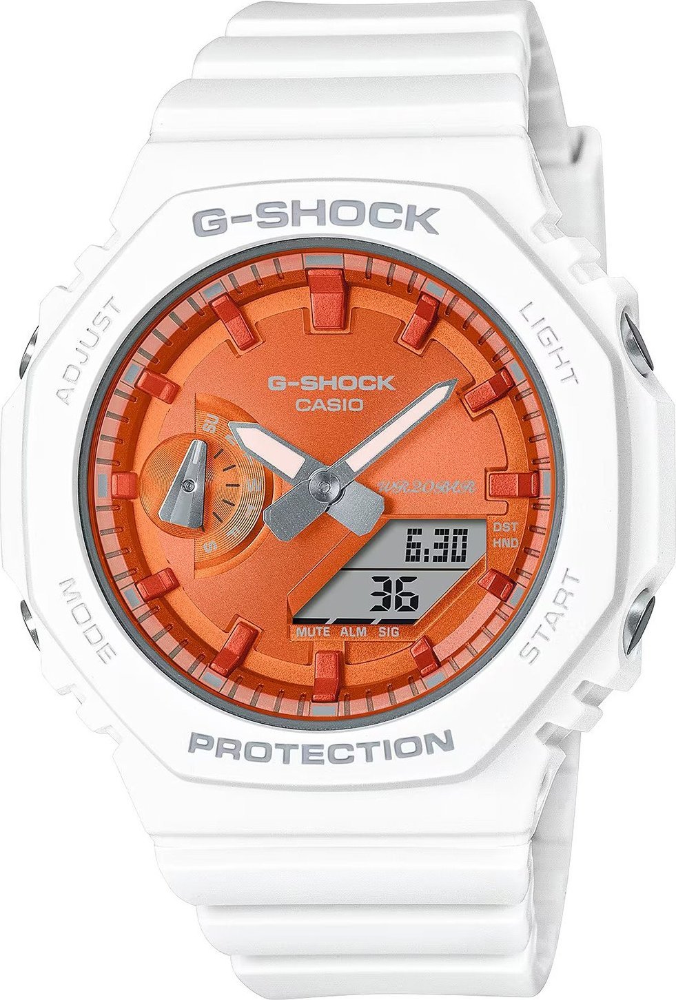 Zegarek G-SHOCK Casio G-Shock GMA-S2100WS-7AER 200m biały