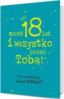 Pan Dragon Karnet Osiemnastka K. B6-1891