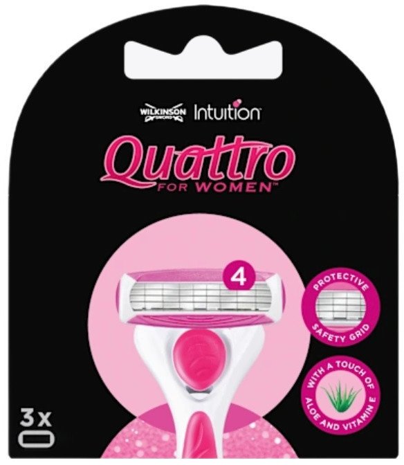 WILKINSON_Quattro For Women wkłady wymienne 3szt.