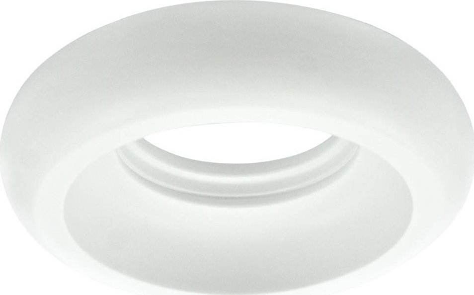 Lampa sufitowa Polux Gipsowa LAMPA sufitowa HELIOS 310002 Polux okrągła OPRAWA do zabudowy biała