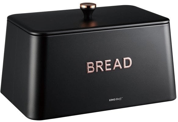 ELEGANCKI CHLEBAK STALOWY KINGHOFF KH-1949 CZARNY