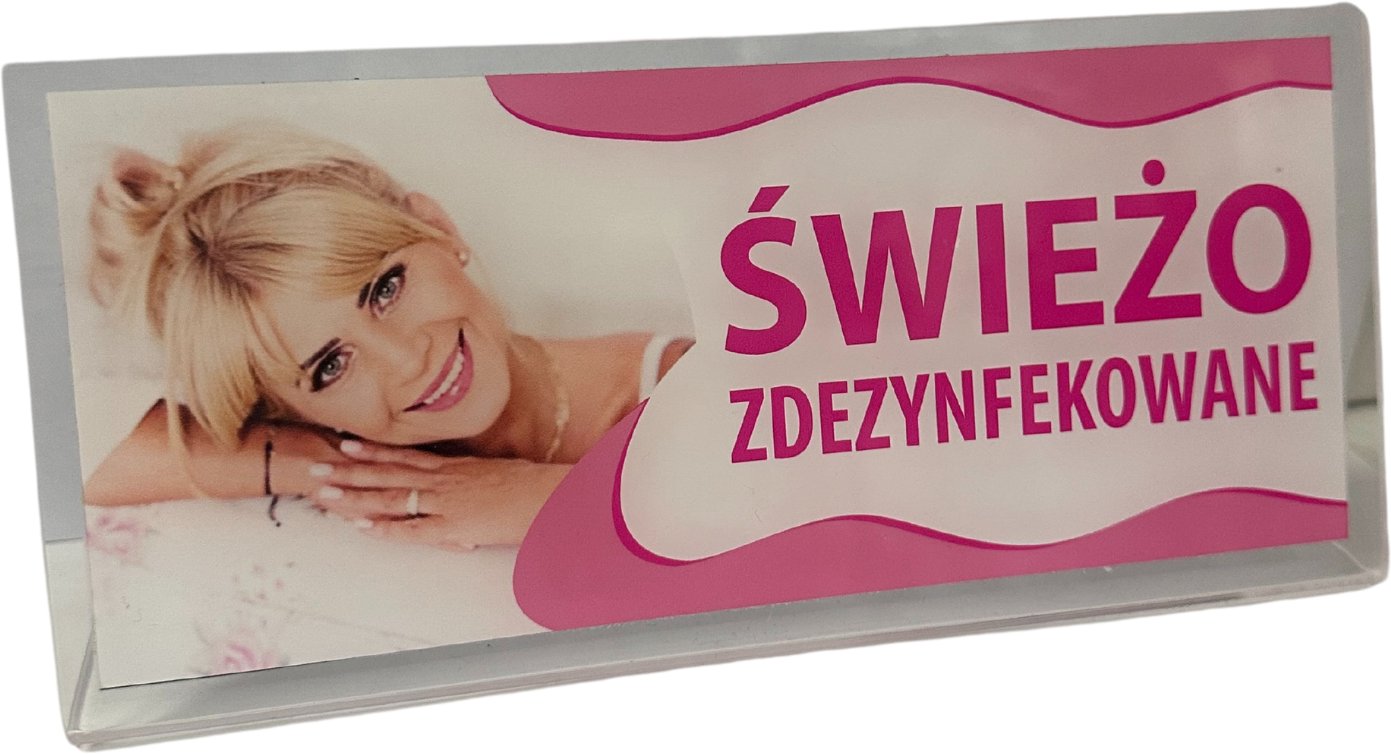 Tabliczka Świeżo Zdezynfekowane Do Solarium