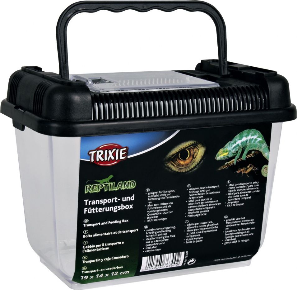 Trixie Boks transportowy & Box na karmę tworzywo sztuczne 19×14×12 cm