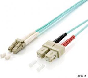 Equip Patchcord światlowodowy, LC - SC, LSOH, 5m (255315)