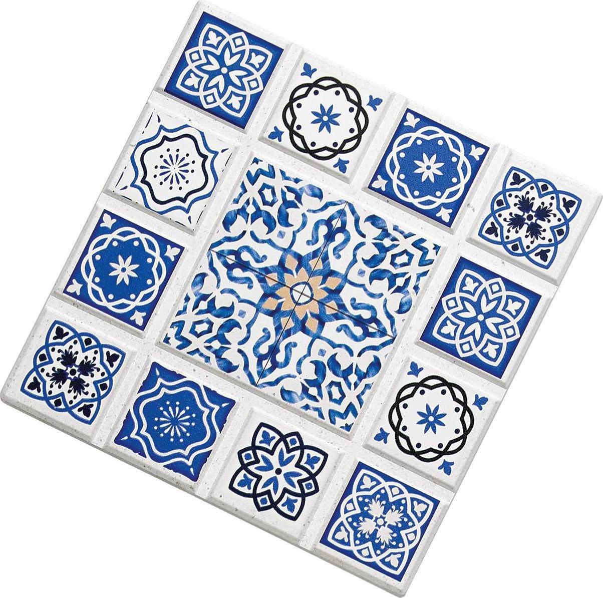 Zassenhaus podkładka, ceramika/korek, 16 x 16 cm, krzyż