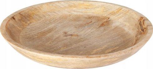 Koopman Półmisek drewniany okrągły misa dekoracyjna 40x7 cm