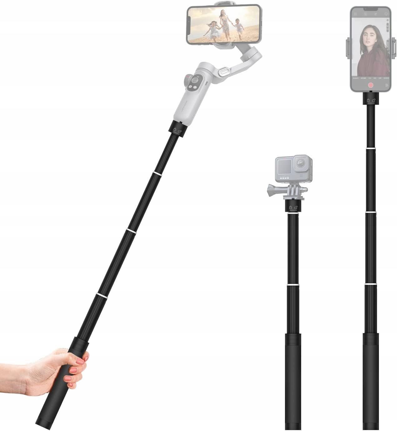Ramię Teleskopowe Wysięgnik Grip Uchwyt do Gimbala Kamery Aparatu 73cm 1/4" / AOCHUAN / Selfie stick 73 cm