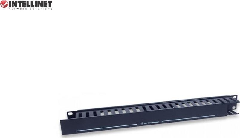 Intellinet Network Solutions Organizer Kabli Intellient Rack 19; 1U z pokrywą, czarny (I-CASE CABLE-PL)