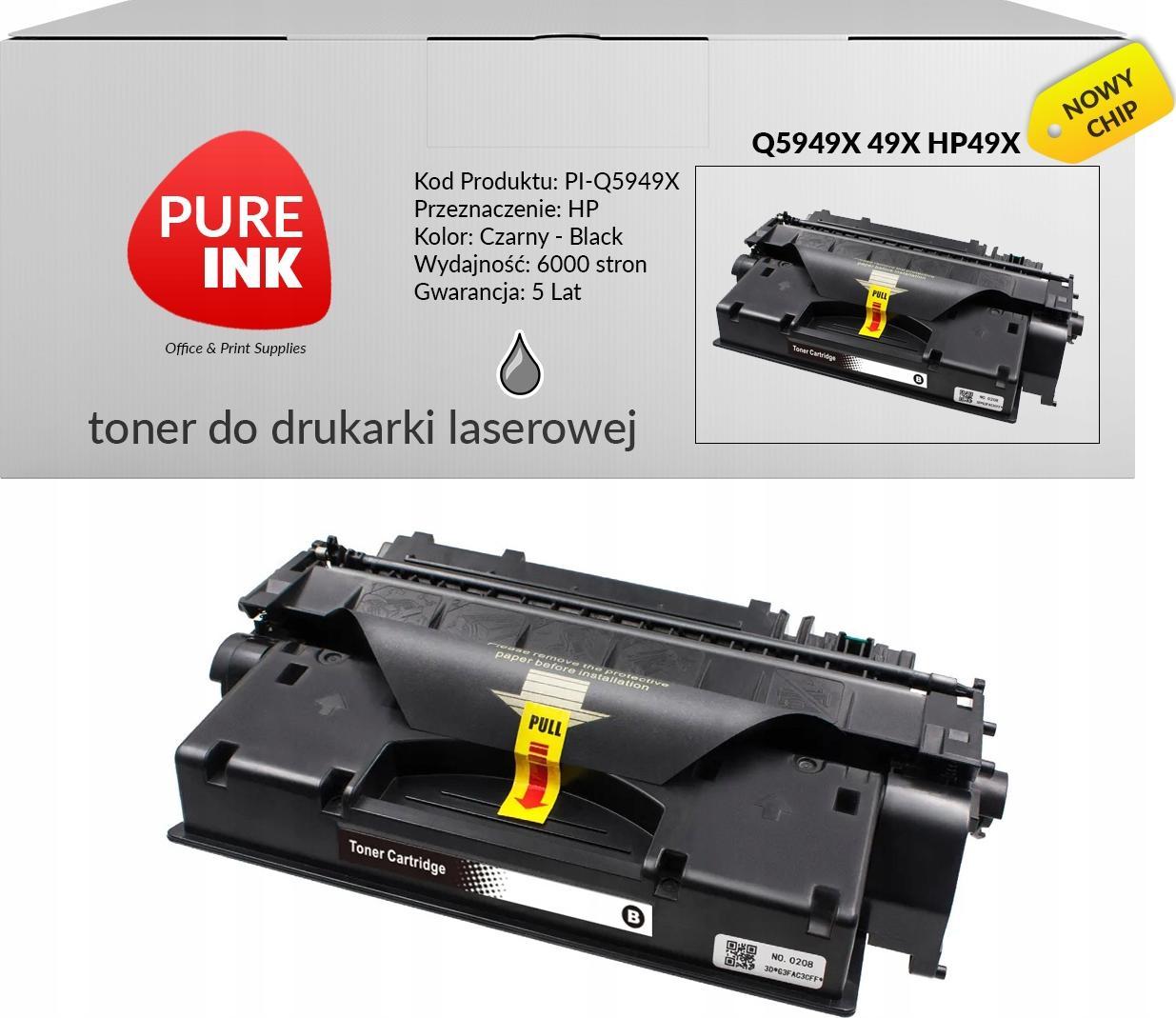 Toner Pureink Black Zamiennik 49X