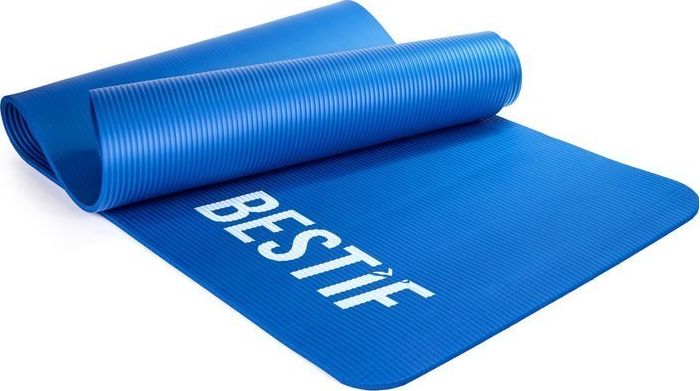 Bestif Mata do ćwiczeń, morski, 180x60 cm
