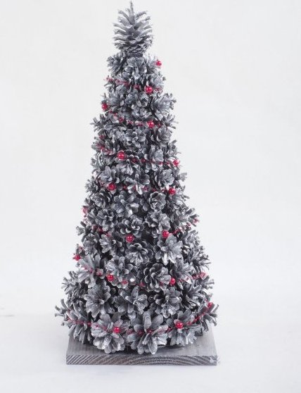 Wnuk Choinka z szyszek srebrna