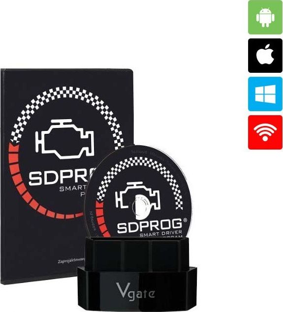 SDPROG VGATE ICAR3 WIFI ELM327 OBD2 OBDII + PL Android iOS