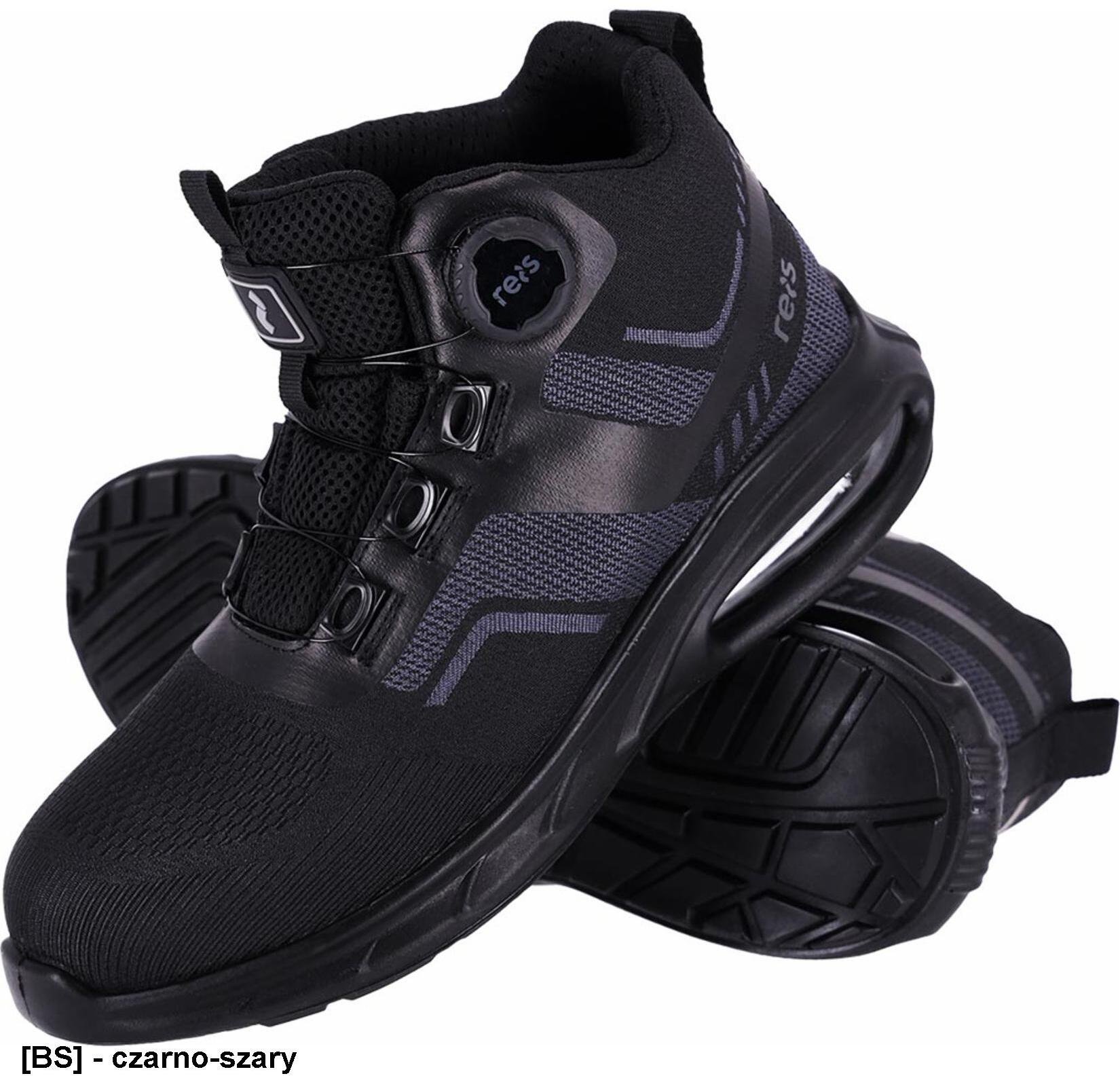 Reis Trzewik but bezpieczny podnosek dziany materiał tekstylny żywica utwardzalna podeszwa antypoślizgowa wkładka antyprzebiciowa męskie BRWING-T S1PL