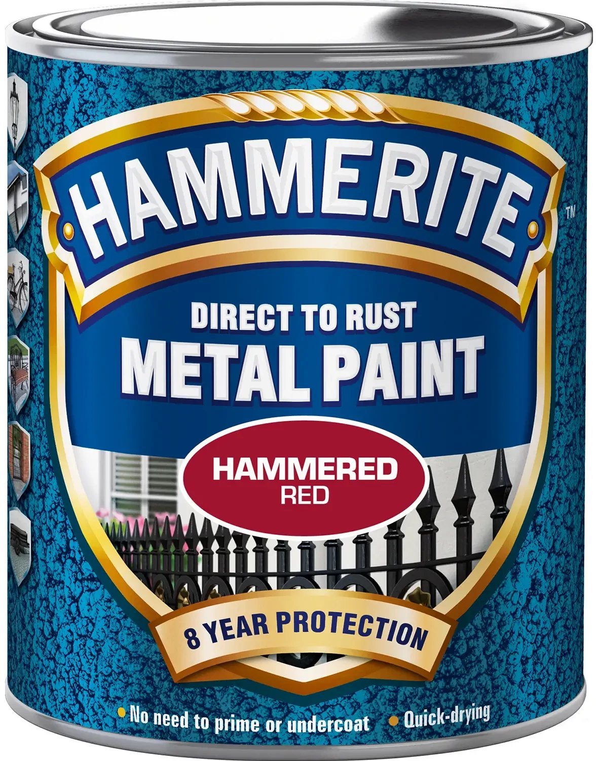 Hammerite Hammerlak - Rød - 750 ml.