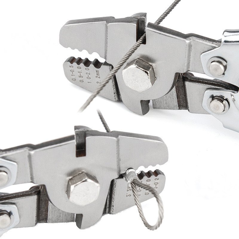 NARZĘDZIE DO ZACISKANIA LINEK STALOWYCH ZACISKARKA 176 ELEMENTÓW