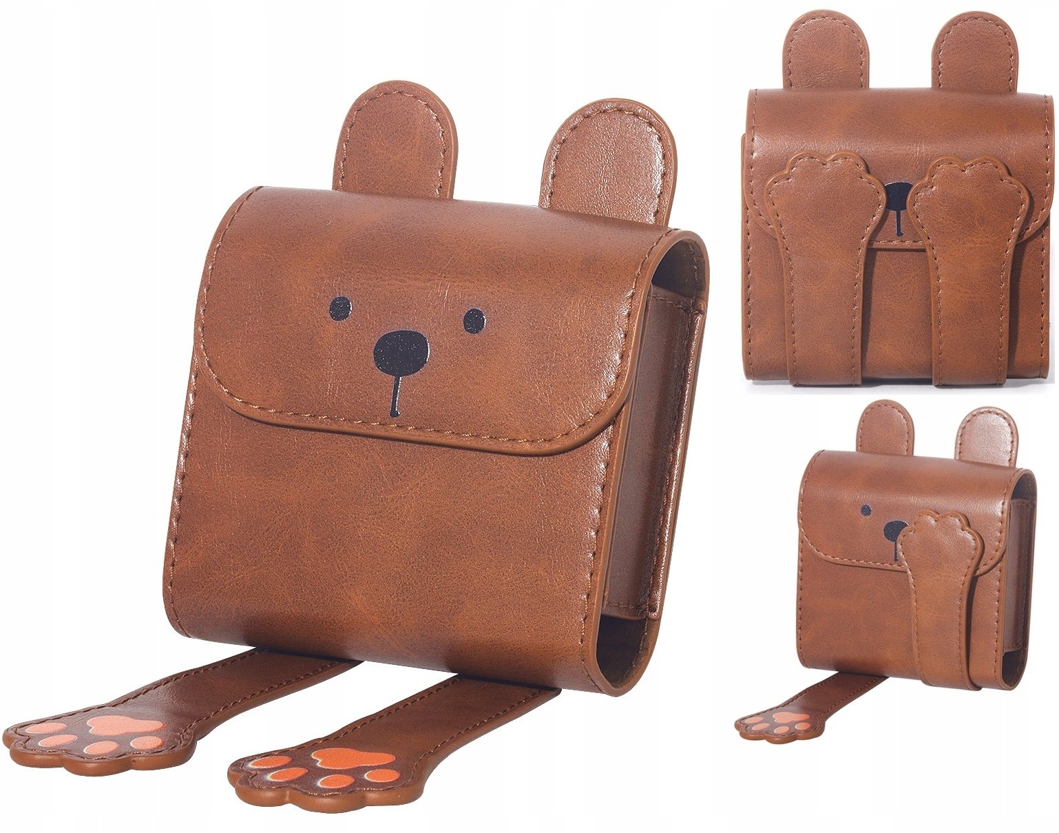 Etui Futerał Na Zdjęcia Instax Square Mini Do Fuji Sq1 Sq6 99 41 40 12 11 / Brązowy Miś