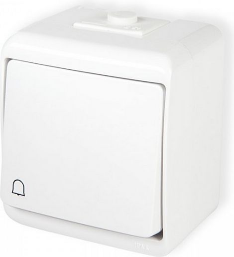 Karlik Łącznik hermetyczny zwierny dzwonek białe (WHE-4)