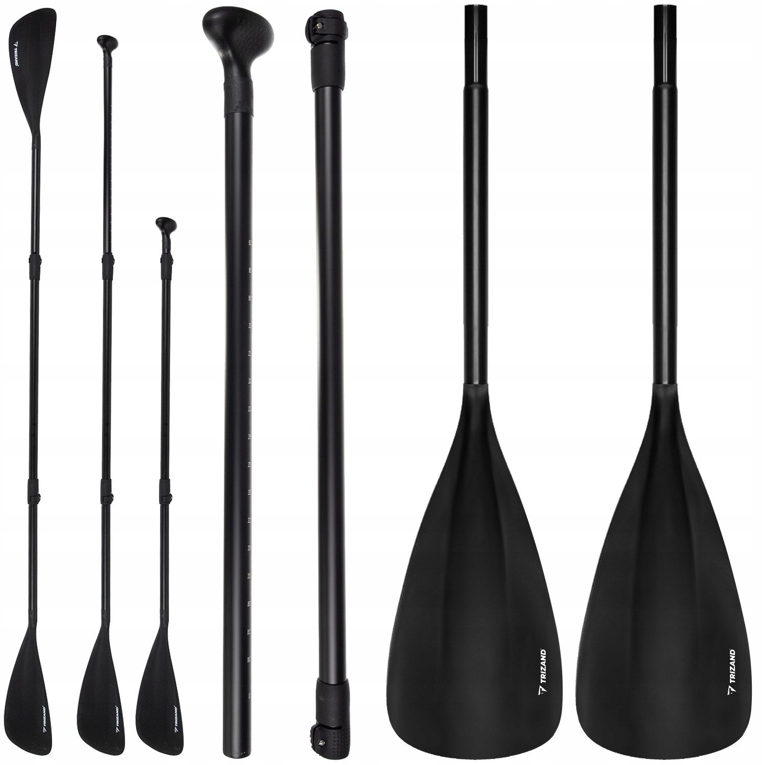 Wiosło regulowane 4-częściowe 229cm 2w1 Trizand