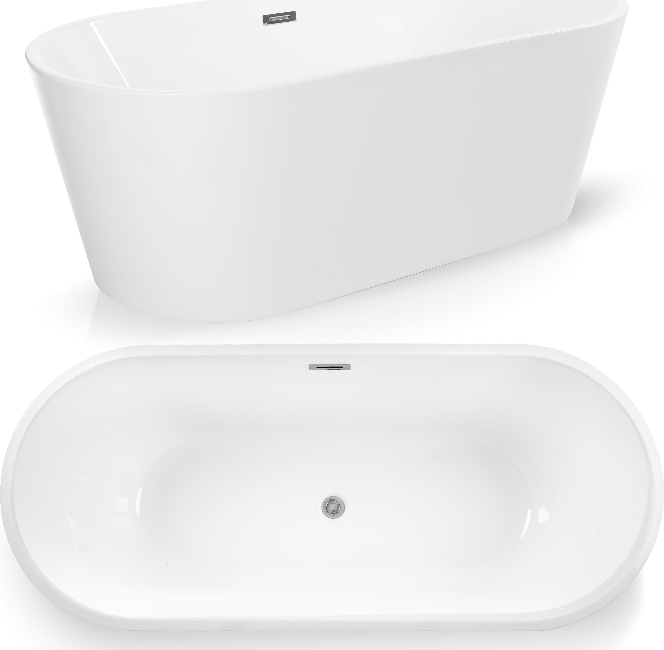 Wanna Corciano WANNA WOLNOSTOJĄCA Jupiter 170 x 74 +syfon Akryl