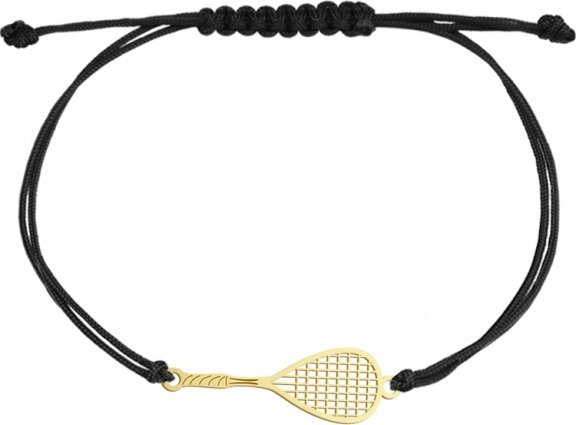 Radziszewska Jewellery Pozłacana Bransoletka Rakieta do squasha DEDYK