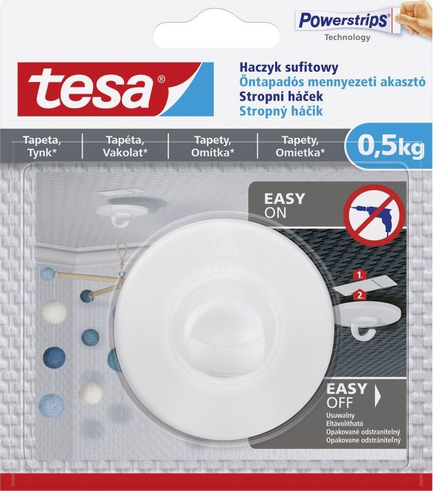 Tesa tesa hak samoprzylepny do sufitu do 0,5kg