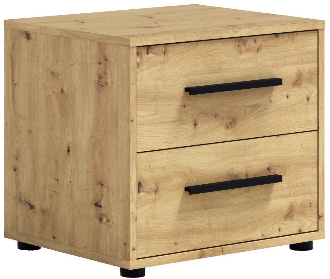 Stolik nocny Modena w kolorze dąb artisan