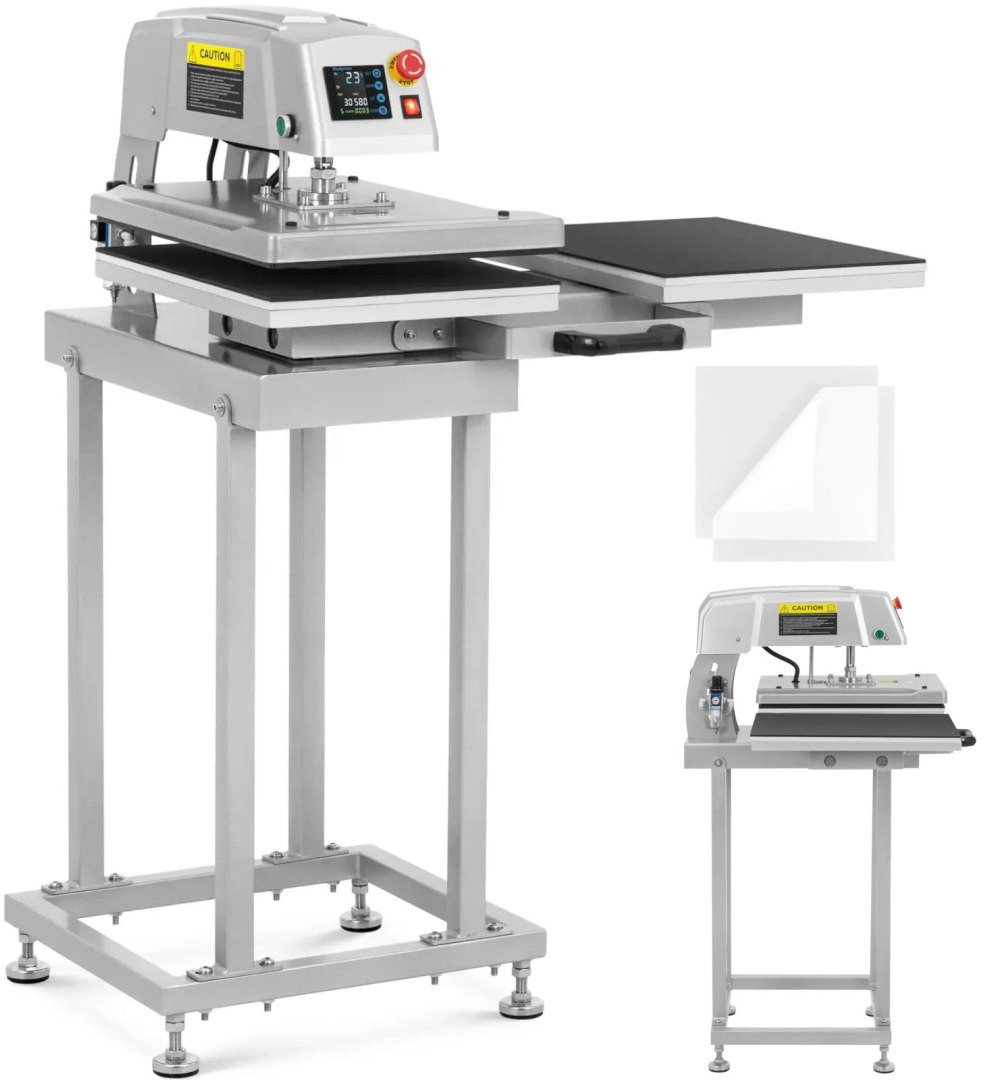 Prasa termotransferowa pneumatyczna podwójna 40 x 50 cm MSW
